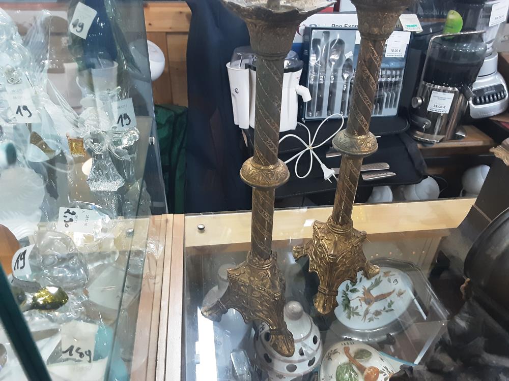 CHANDELIER DORÉ 