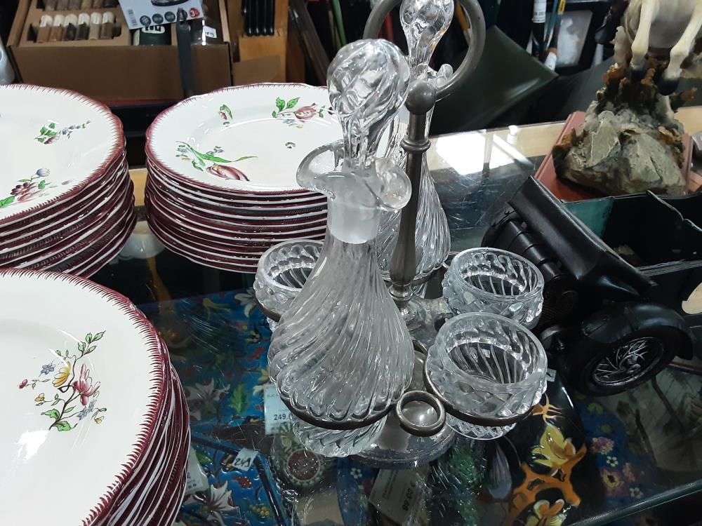 SERVICE CONDIMENTS VERRE