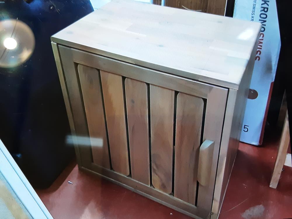 MEUBLE SDB MURAL ACCACIA MASSIF 1P PN 229