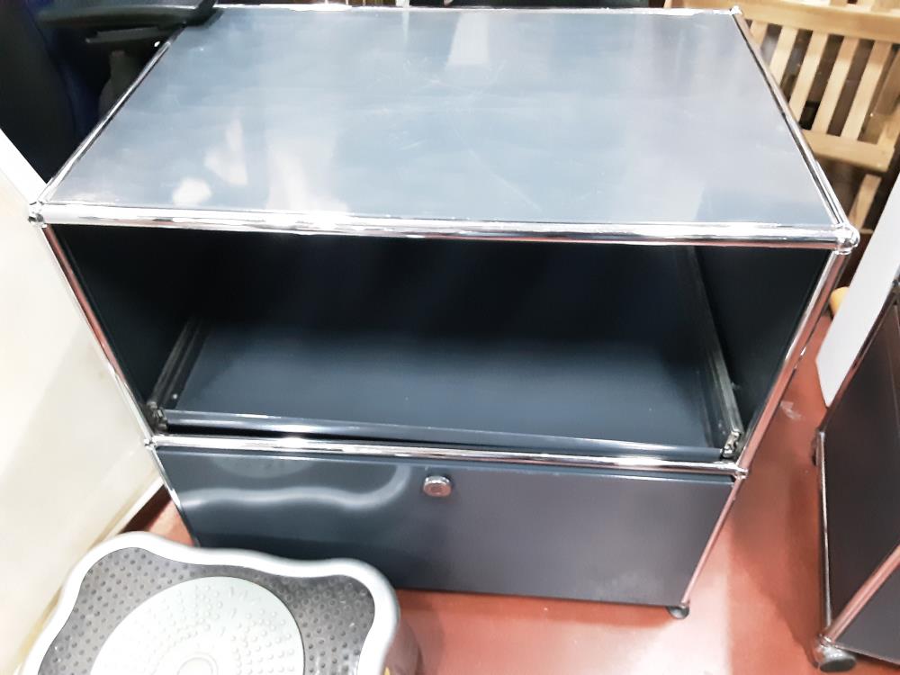 MEUBLE BUREAU USM CHROMÉ GM PN3000