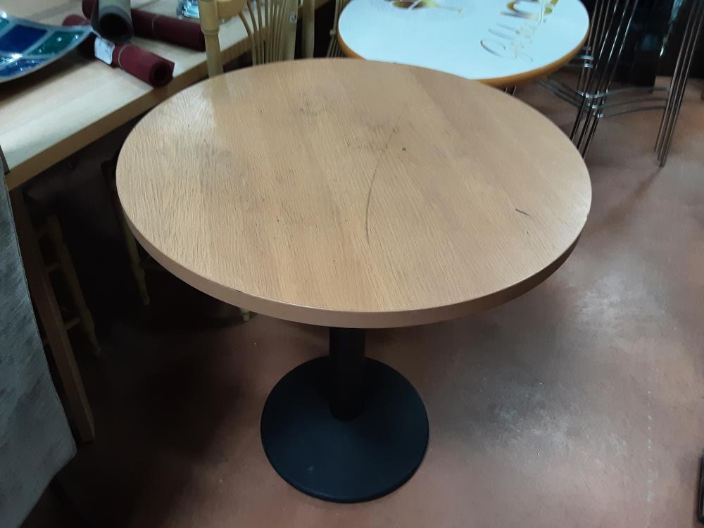 TABLE RONDE PLATEAU BOIS