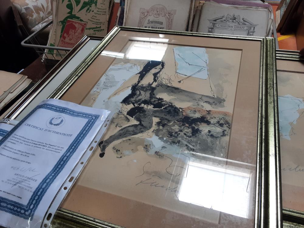 LITHOGRAPHIE DE URBAIN HUCHET