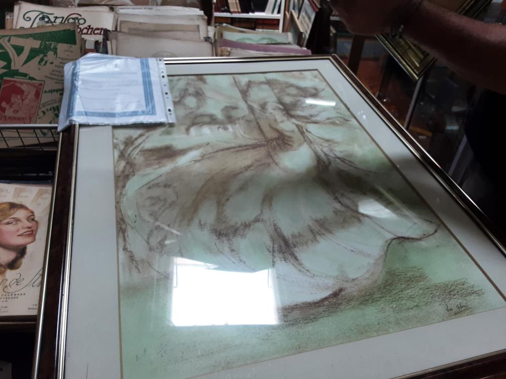 LITHOGRAPHIE LA BALANCELLE DE CELINI