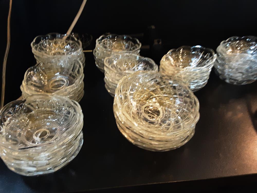 LOT DE 6 COUPELLES VERRE