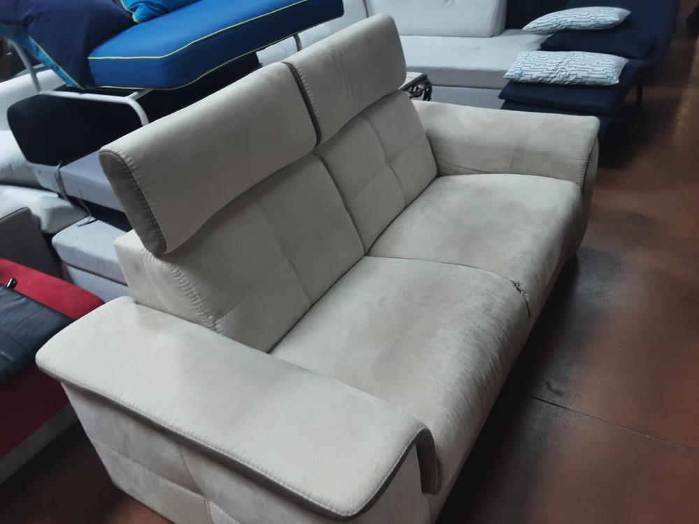 CANAPE 2 PLACES BEIGE CREME