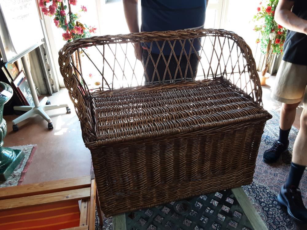 BANC COFFRE OSIER