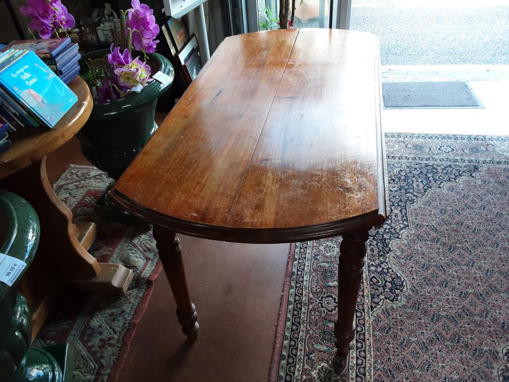 TABLE BOIS 2 ABATTANTS 