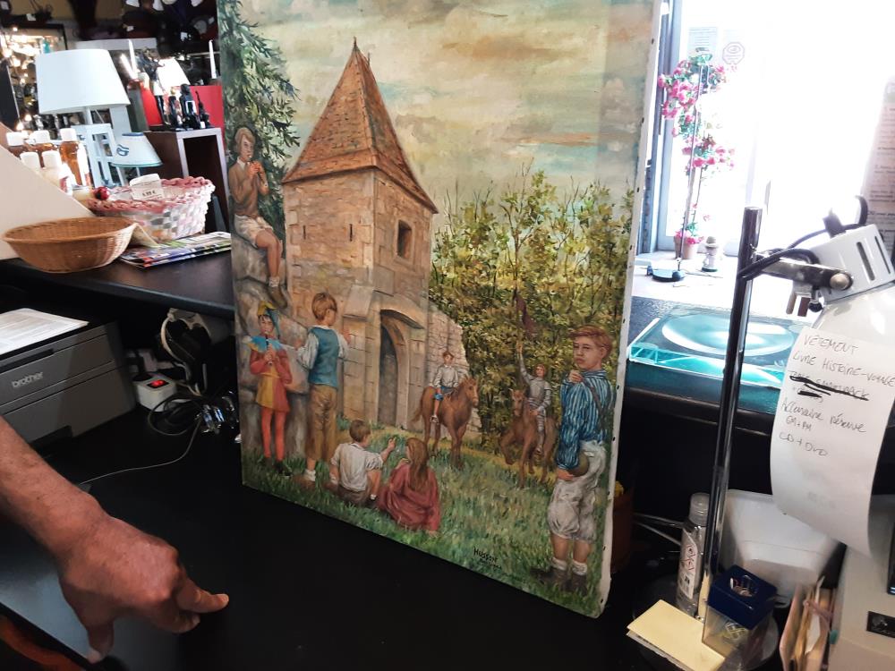 PEINTURE SIGNE BERTRAND HUSSON