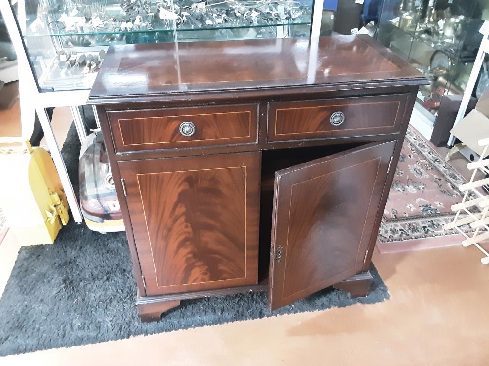 MEUBLE APPOINT ACAJOU 2T 2P