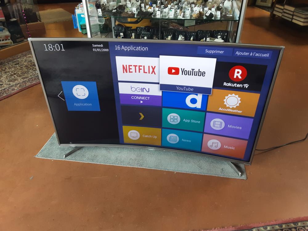 TELEVISION HISENSE INCURVÉE H49NEC6500 + TEL