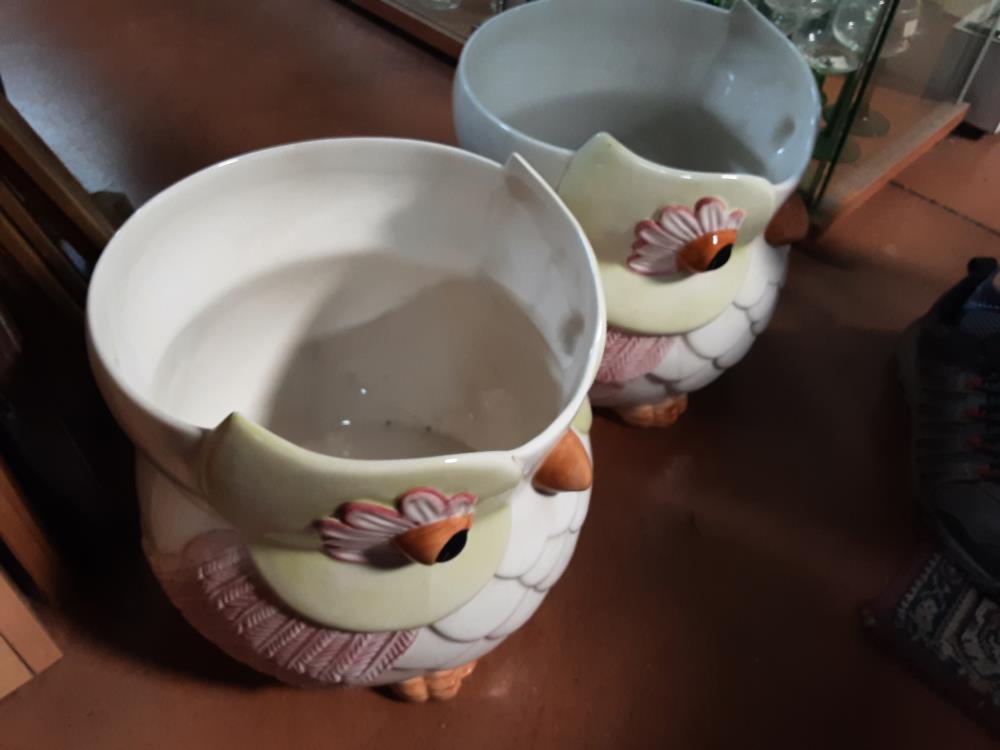 CACHE POT HIBOU