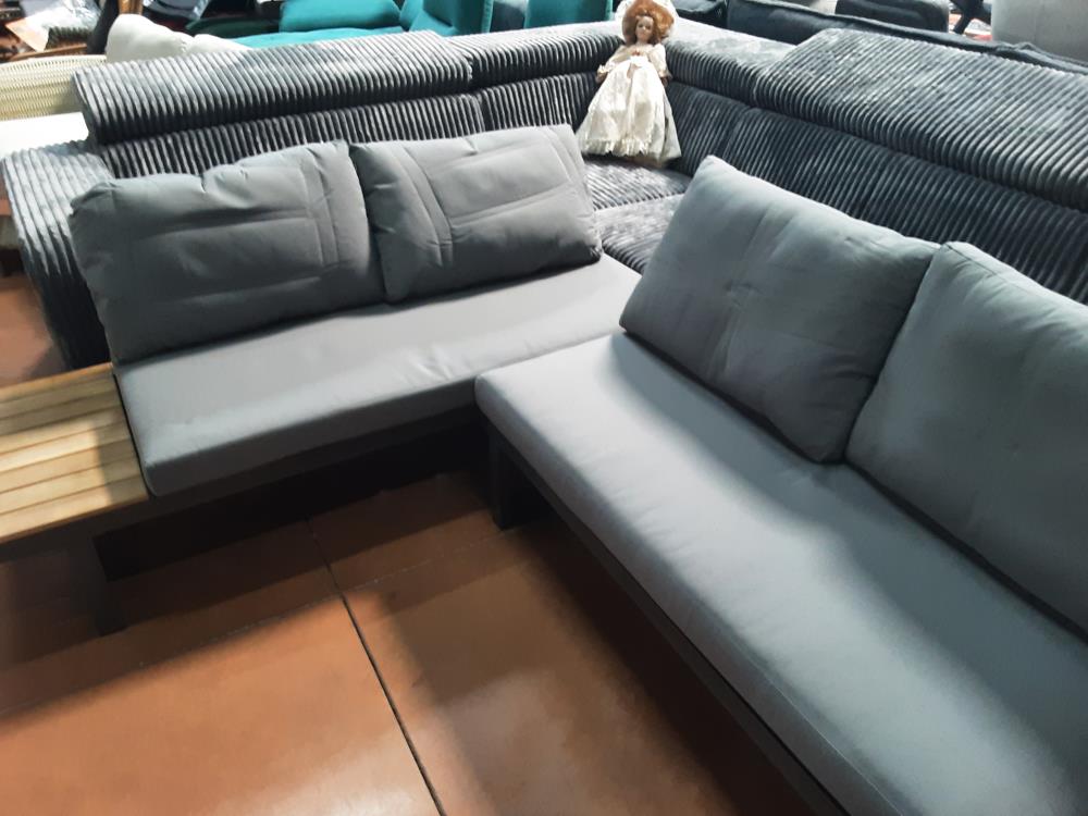 CANAPÉ EXTERIEUR ACCACIA/ALUMINIUM PN 599