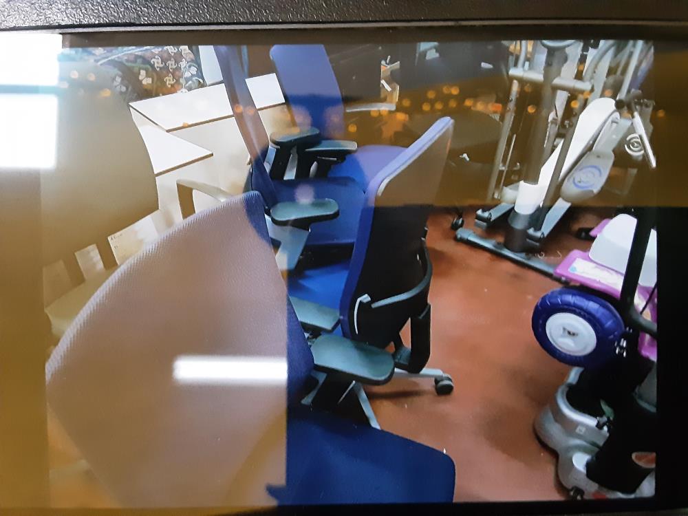 FAUTEUIL DACTYLO BLEU 