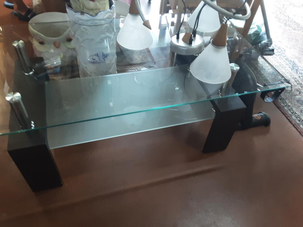 TABLE BASSE NOIRE PV