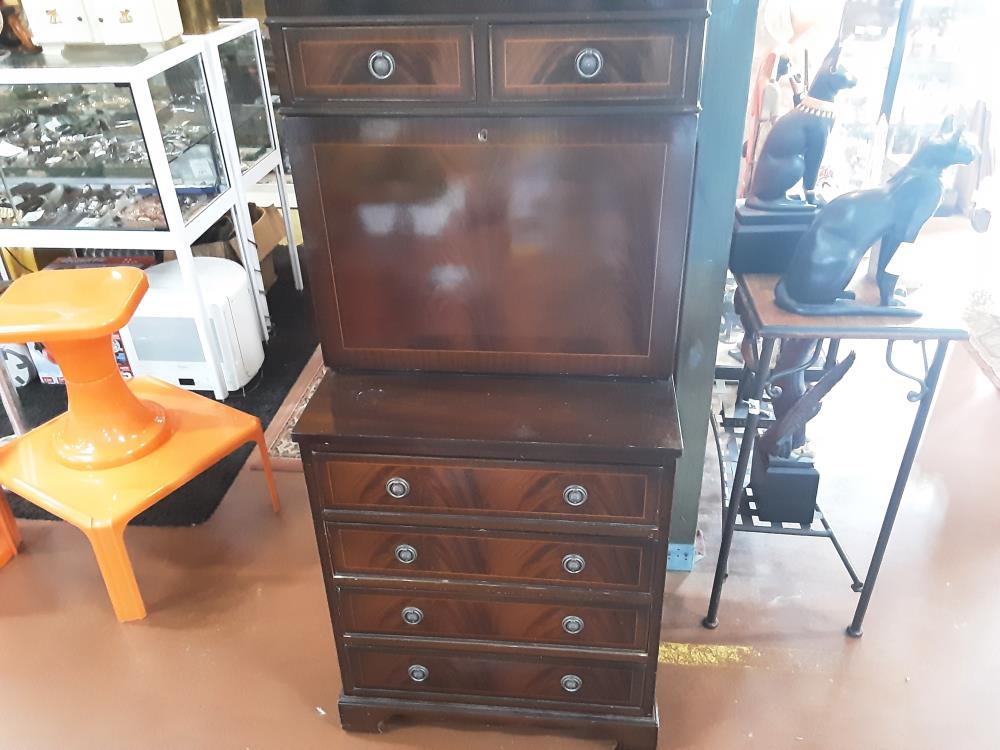 SECRETAIRE ACAJOU PM+CLÉ