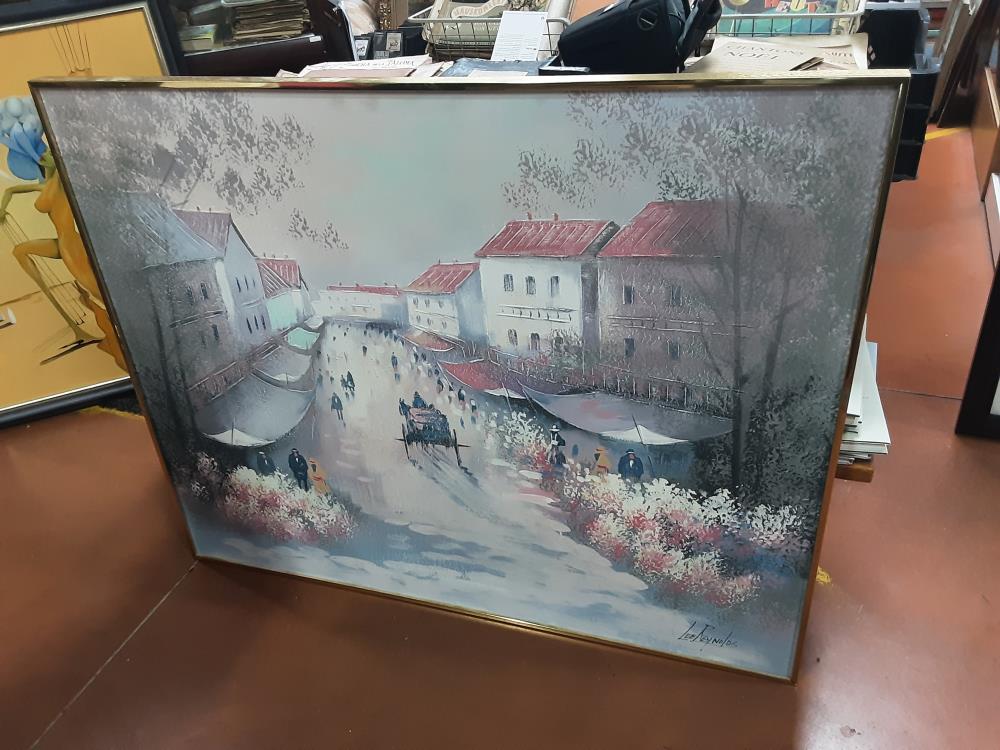 PEINTURE A L’HUILE SIGNÉ LEE REYNOLDS 