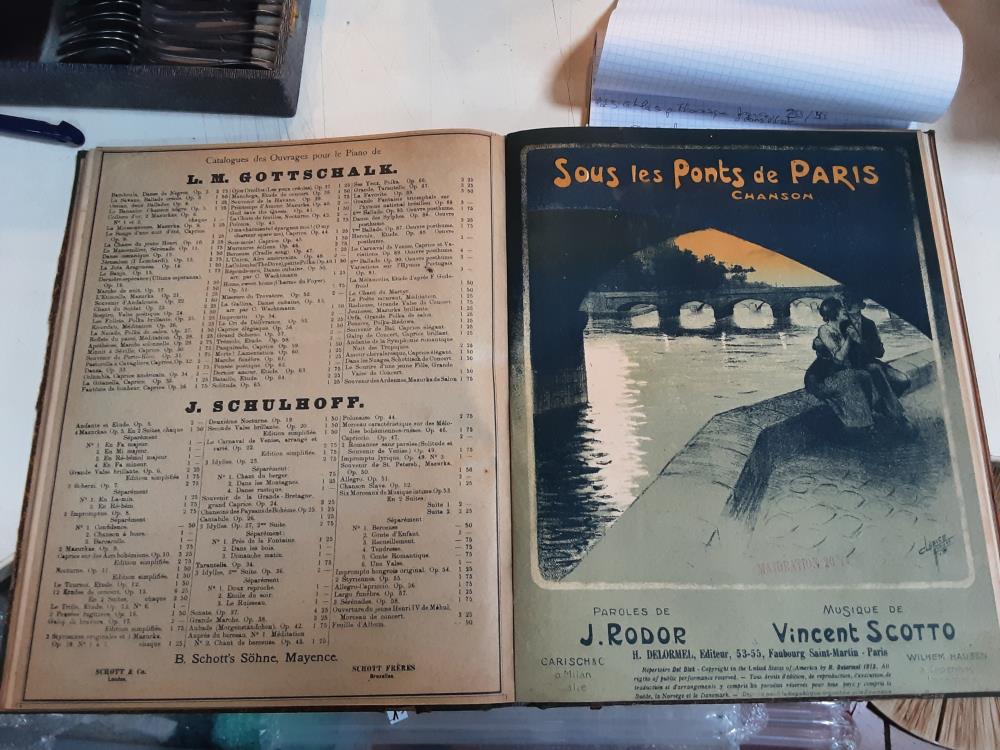 RECUEIL 33 PARTITIONS MUSICALES