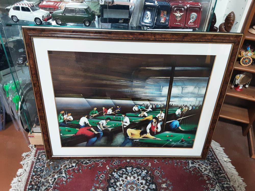 LITHOGRAPHIE BILLARD POULET NUMERO 214