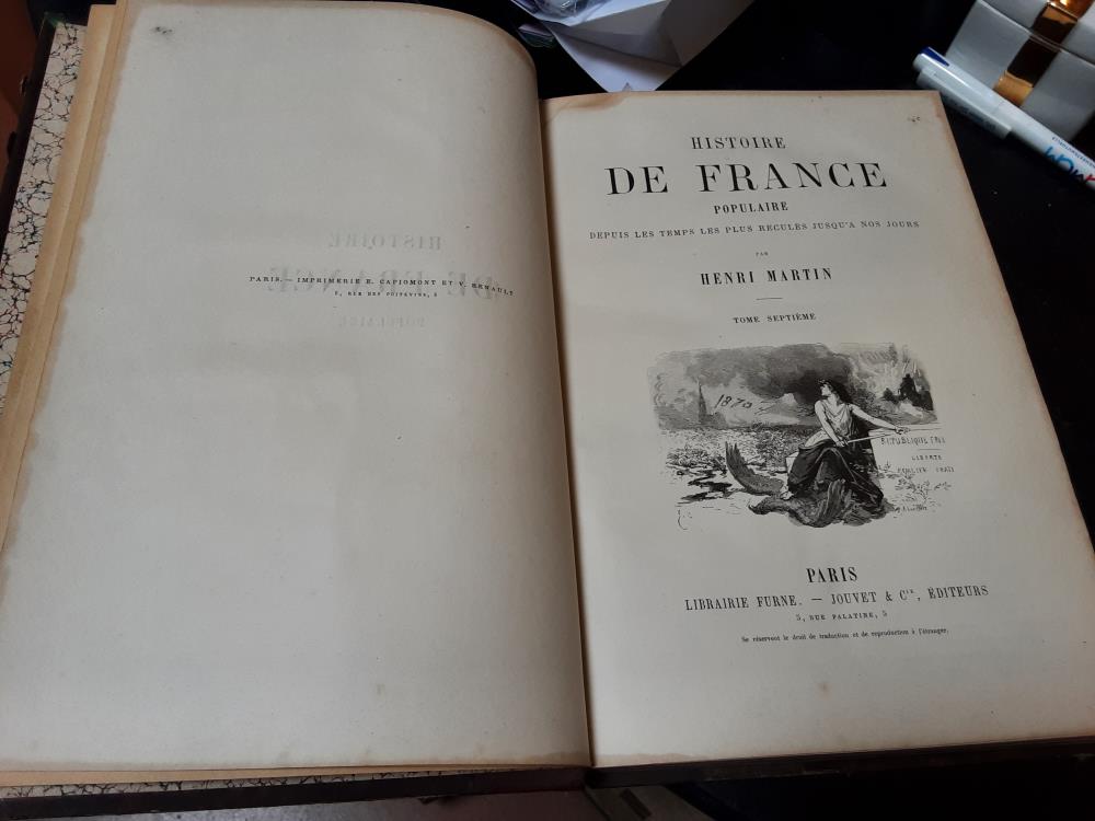 HISTOIRE DE FRANCE H. MARTIN