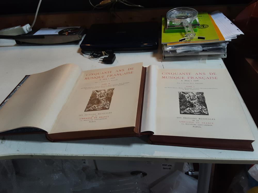 LIVRE CINQUANTE ANS DE MUSIQUE FRANÇAISE