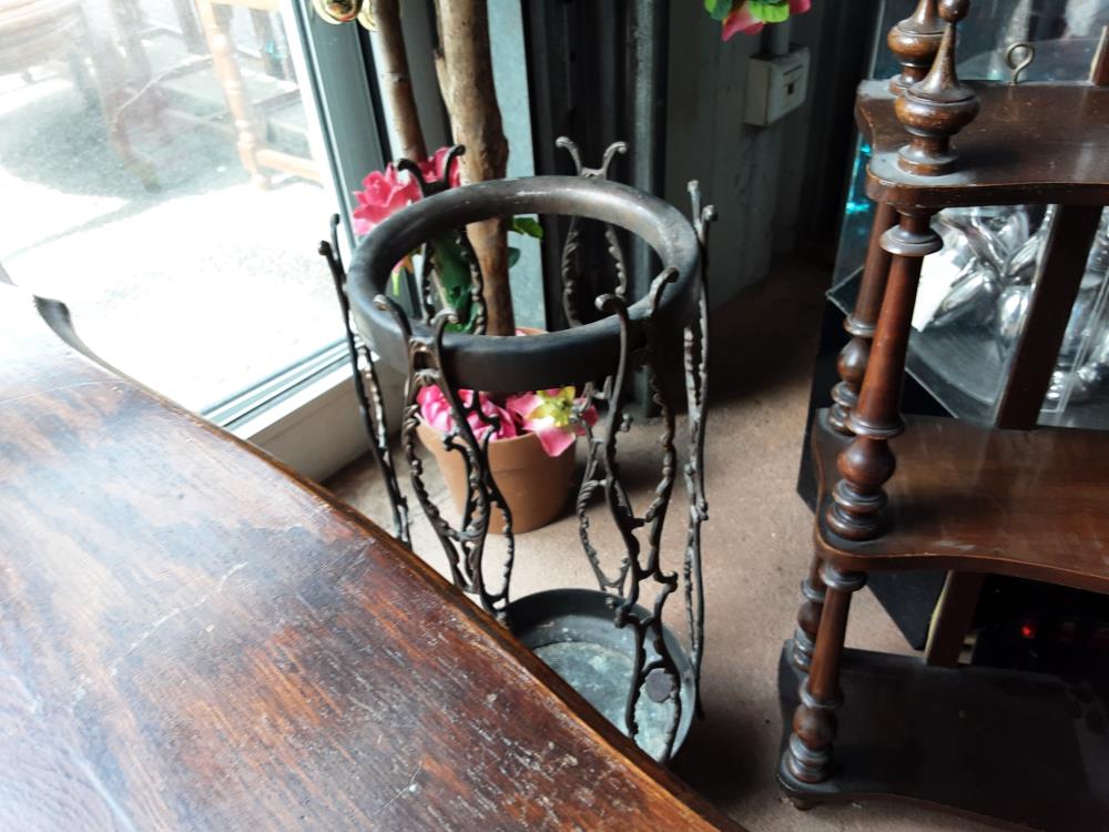 PORTE PARAPLUIE FER FORGÉ ROND