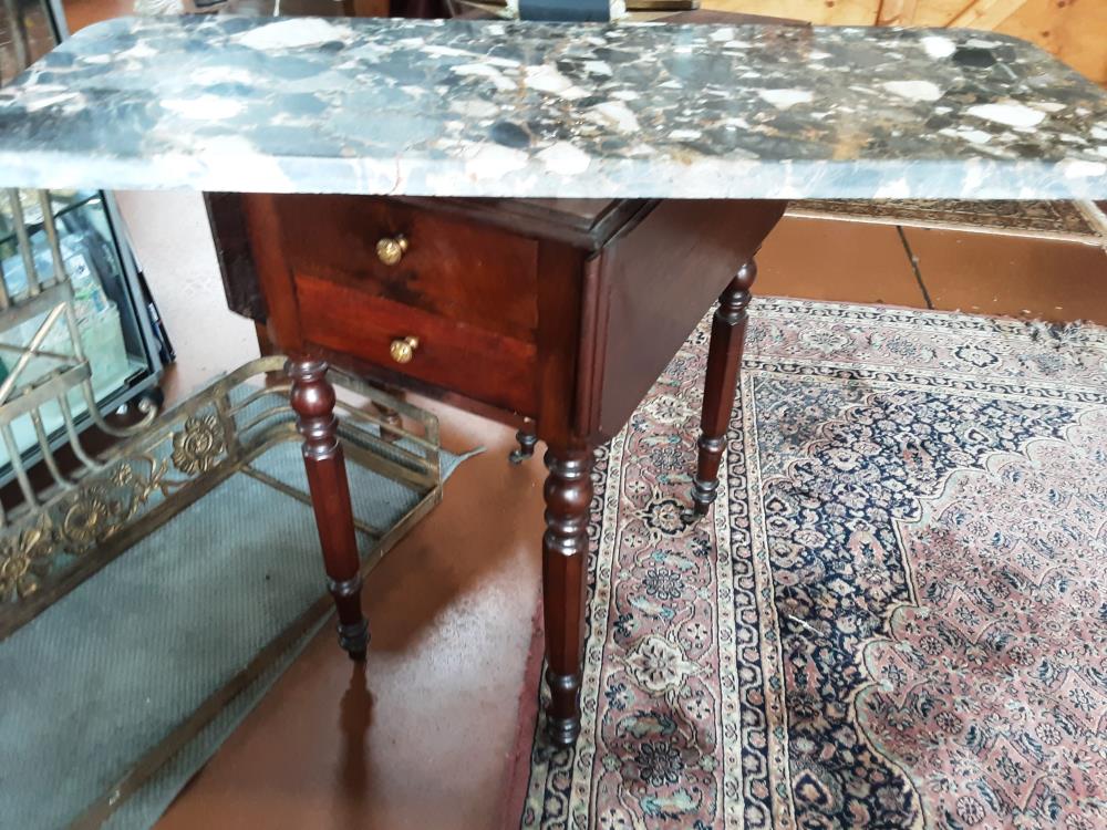 MEUBLE BOIS FONCE 2 ABATTANTS