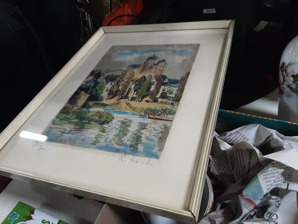 AQUARELLE R. FUCHES