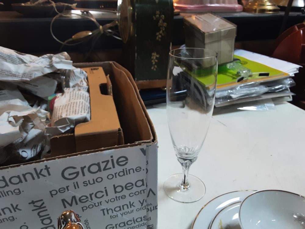 LOT DE 6 COUPES CRISTAL