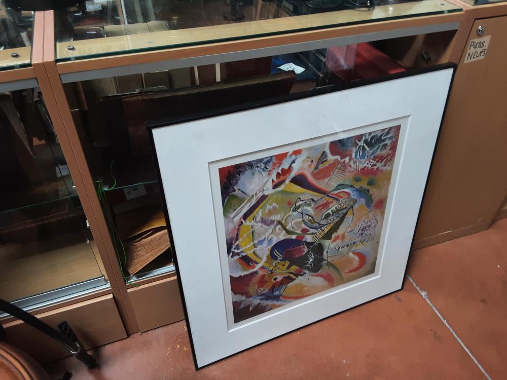 CADRE REPRODUCTION KANDINSKI 1914