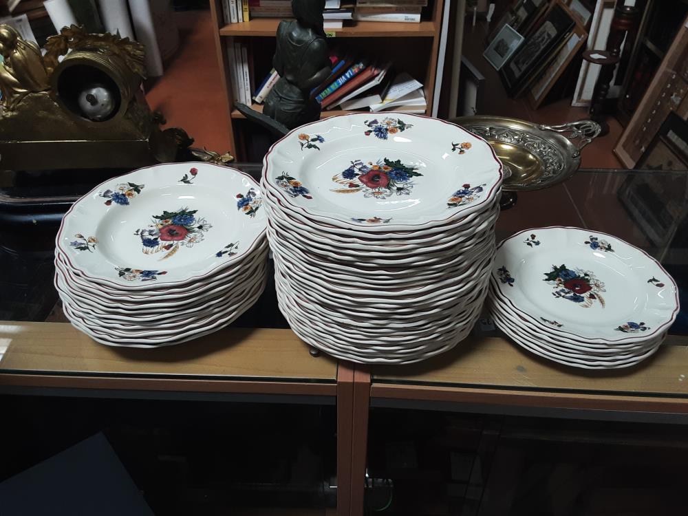 ASSIETTE SARREGUEMINES PIECES