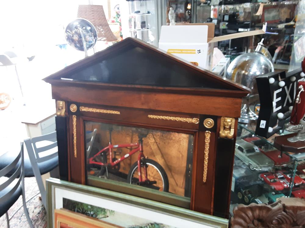 MIROIR BOIS DORURE STYLE EMPIRE