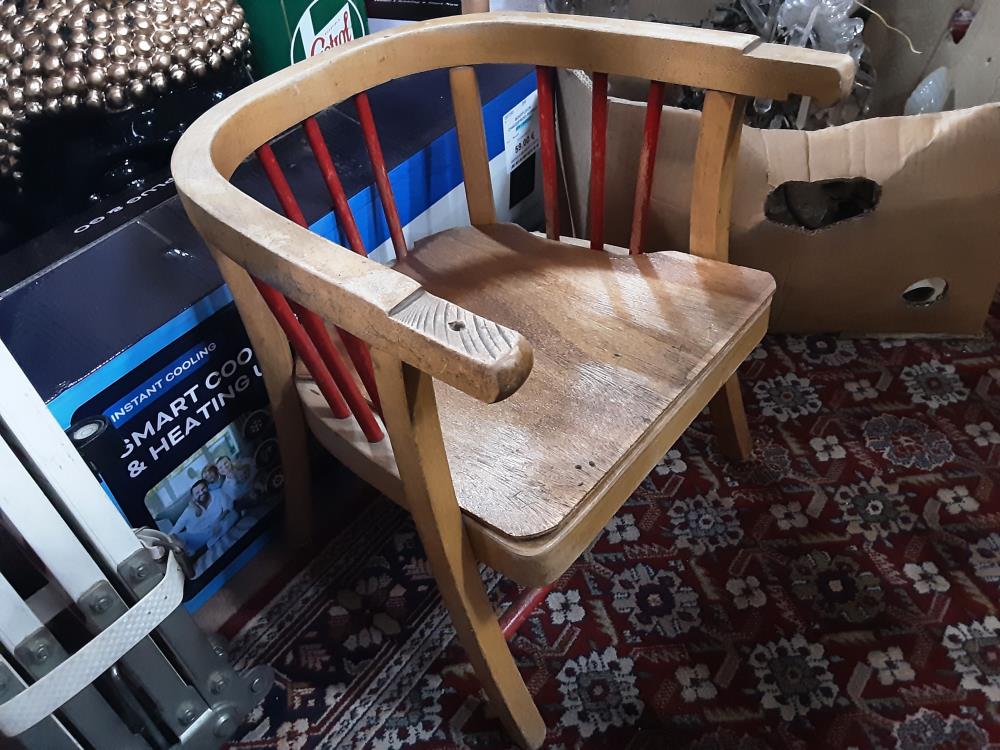 CHAISE POT BOIS ENFANT