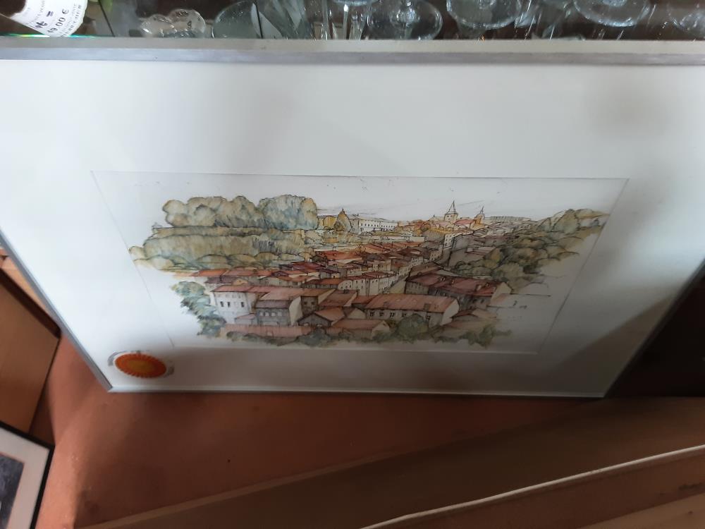 AQUARELLE SIGNE J.PERRIN 2003