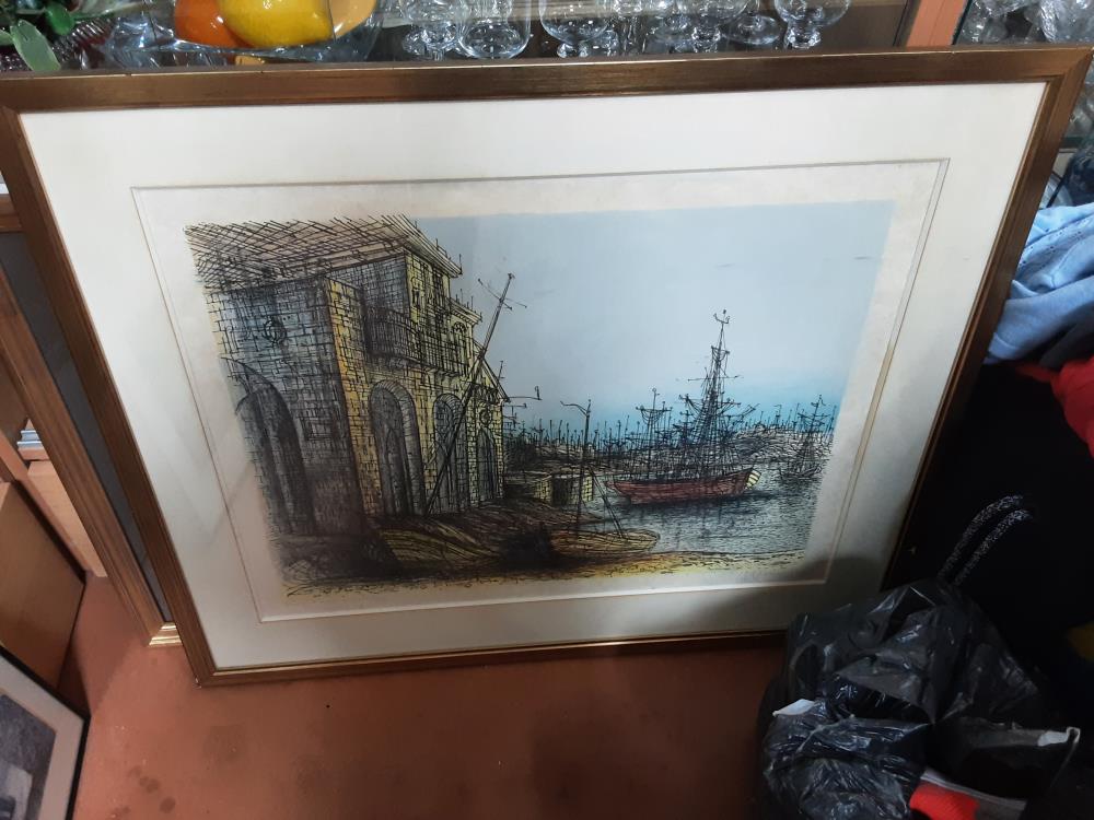 LITHOGRAPHIE SIGNE JEAN CORZA