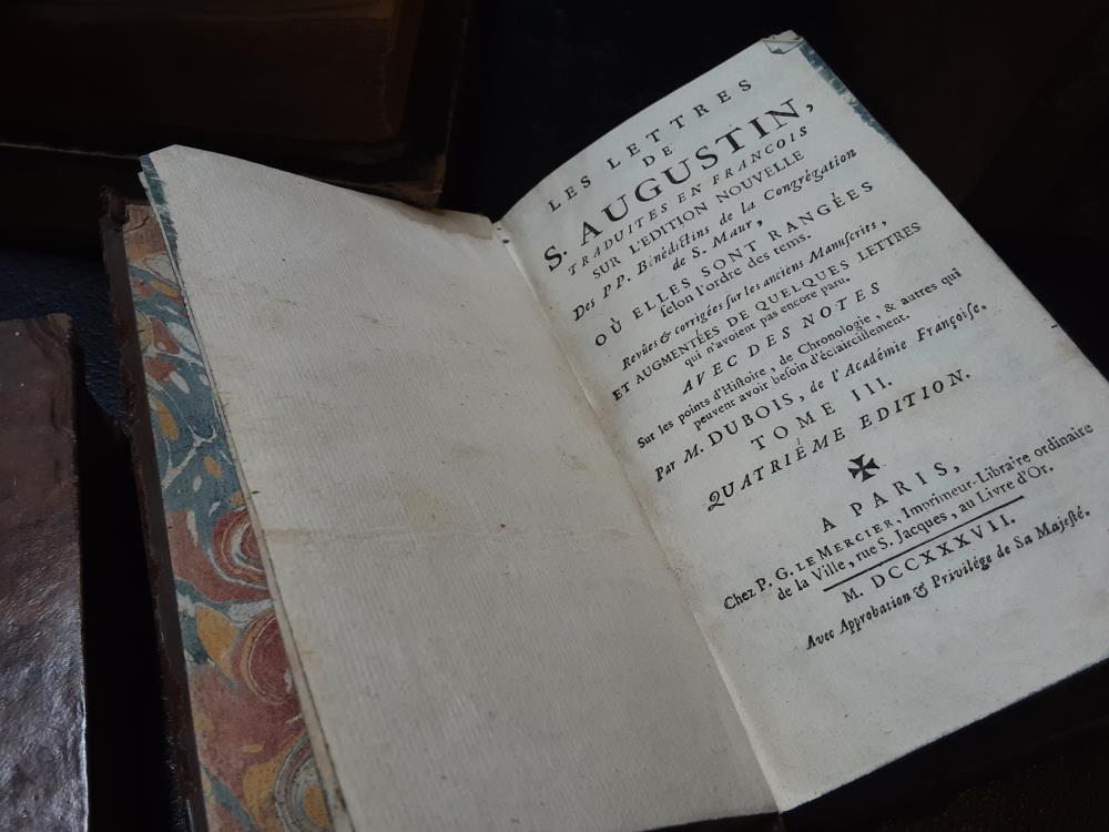 LIVRE LETTRE DE ST-AUGUSTIN 1737