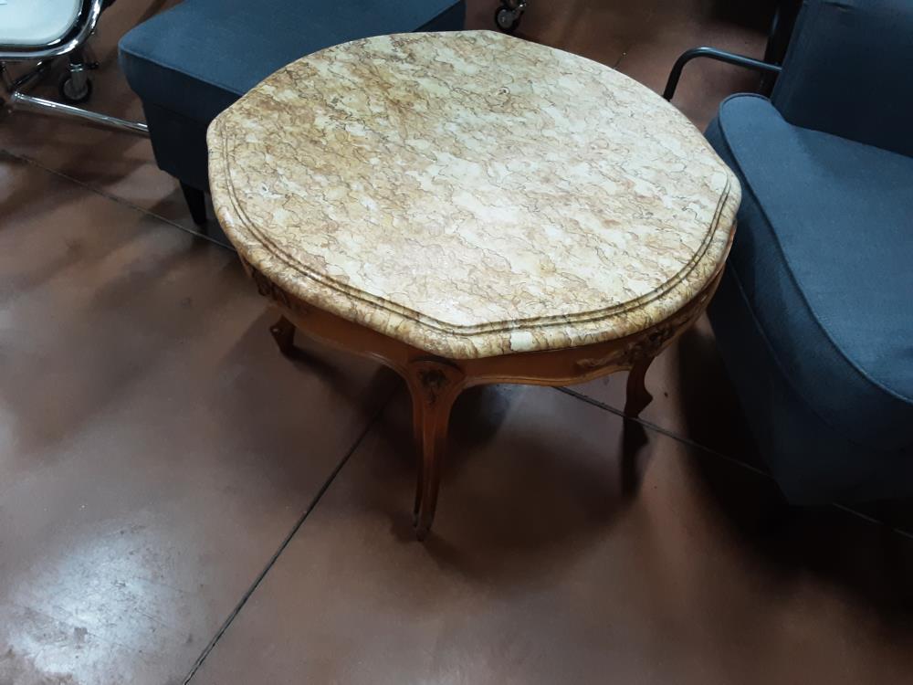TABLE BASSE MARBRE BEIGE