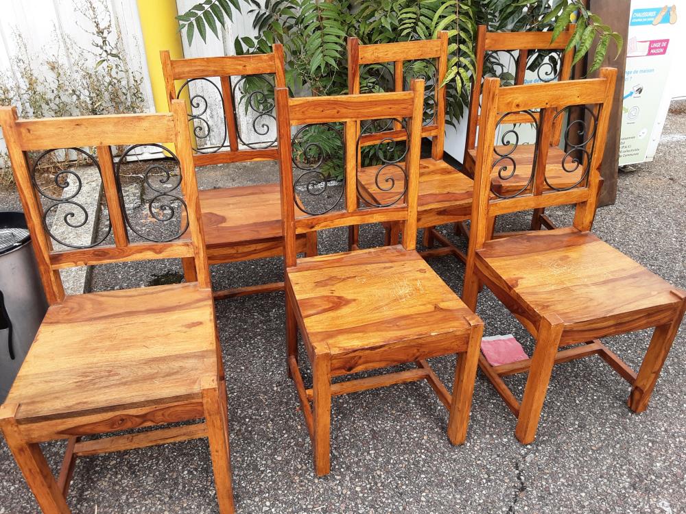 TABLE 2 TIROIRS BOIS EXOTIQUE