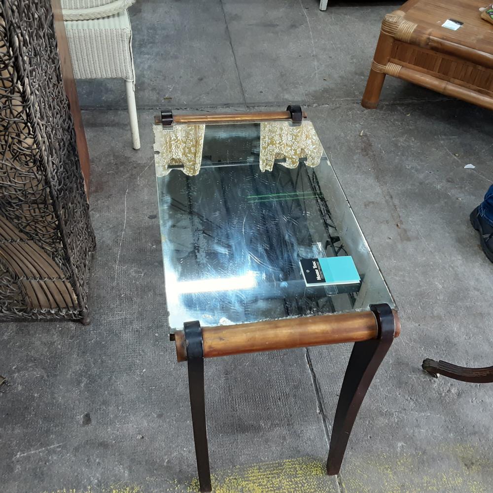 TABLE BASSE MIROIR 