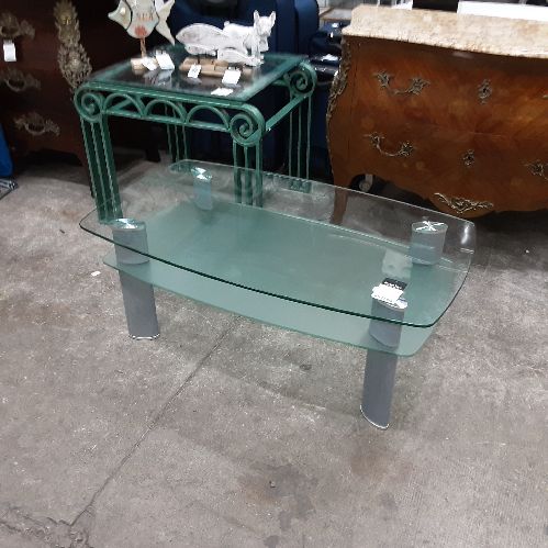 TABLE BASSE VERRE