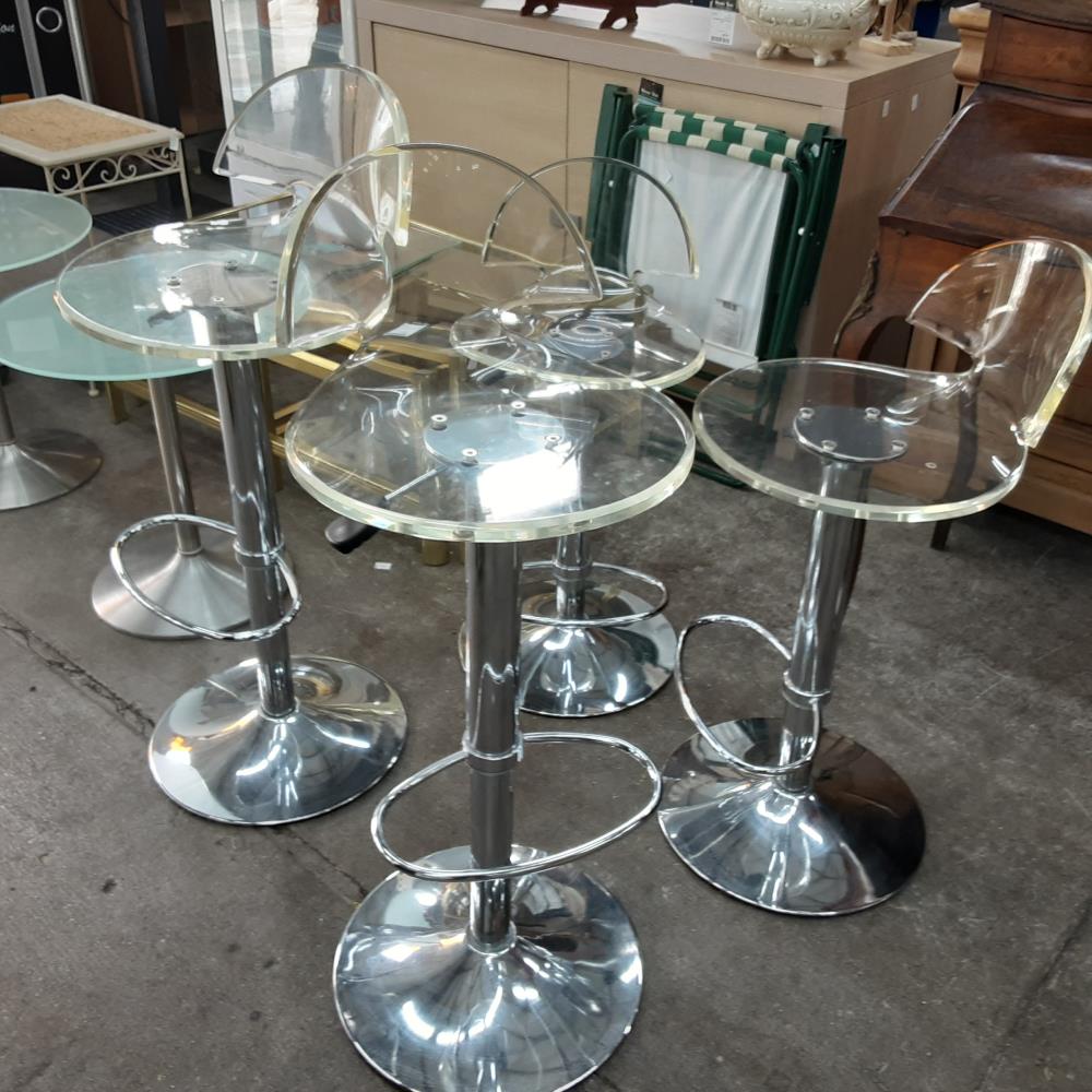 TABOURET DE BAR PLEXIGLAS 