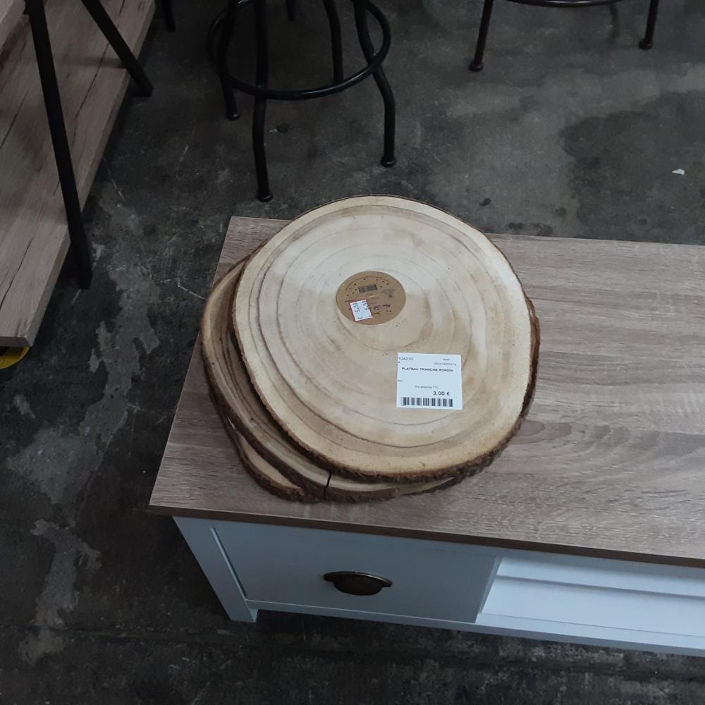 PLATEAU TRANCHE RONDIN
