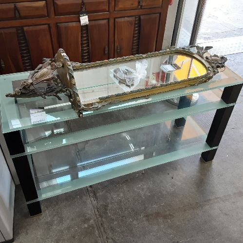 MEUBLE TV VERRE 