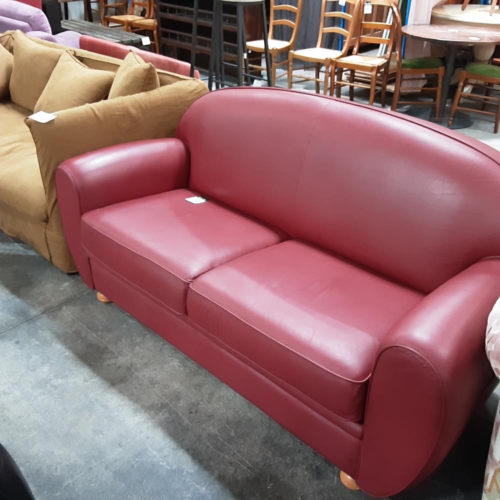 CANAPE ROUGE 2P