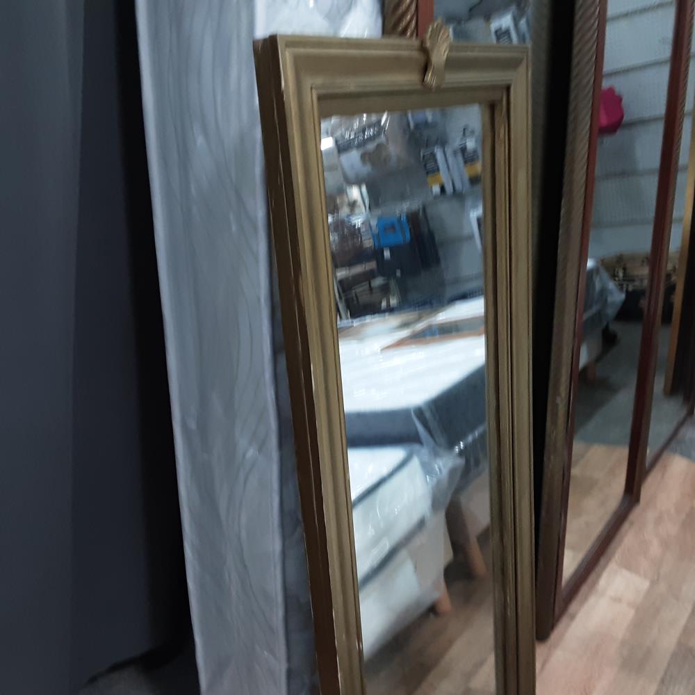 MIROIR RECTANGLE DORE 