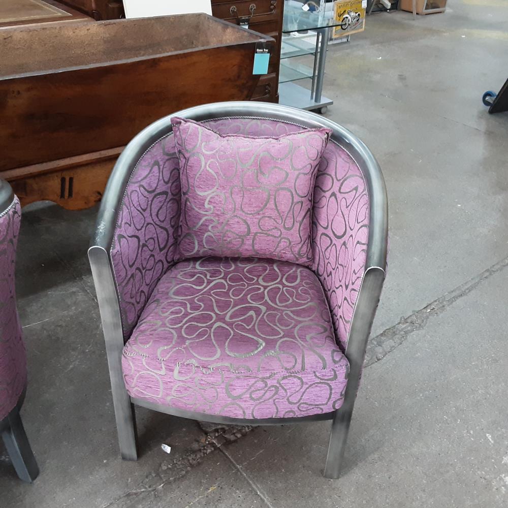 FAUTEUIL MAUVE 