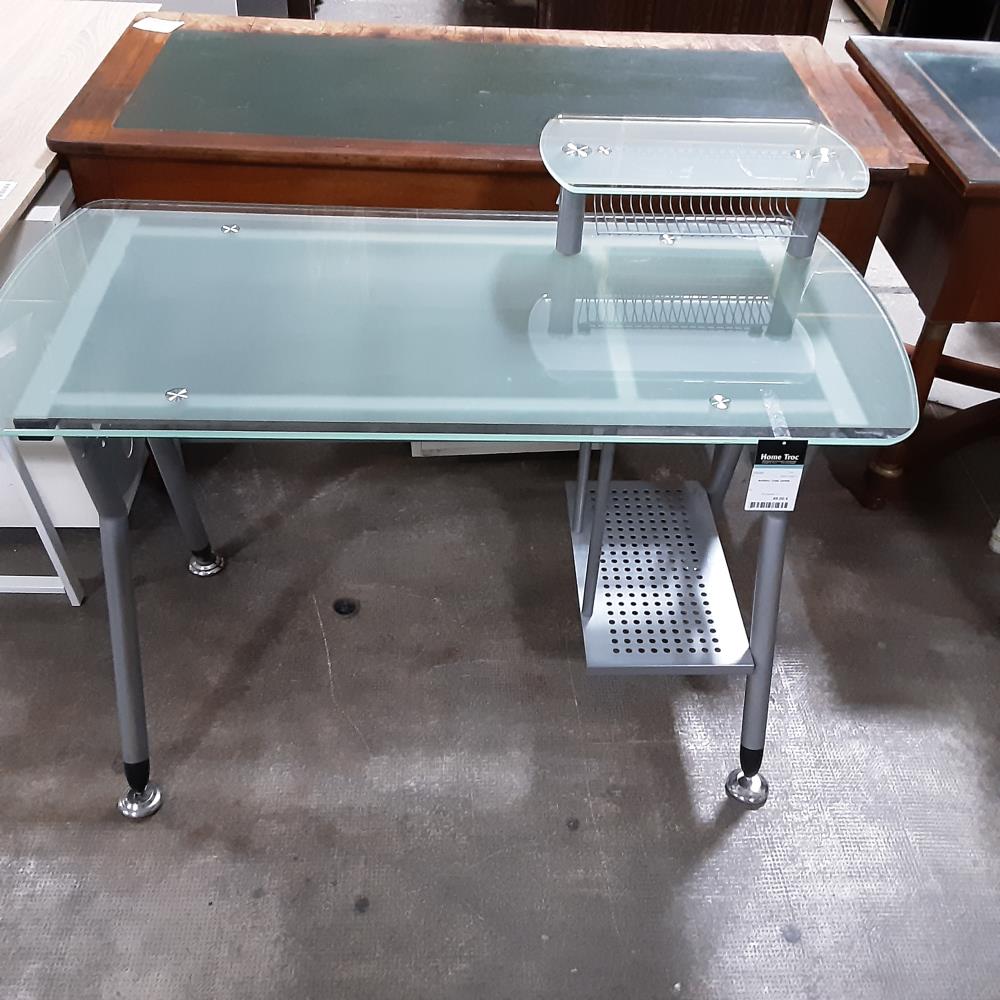 BUREAU TUBE VERRE 