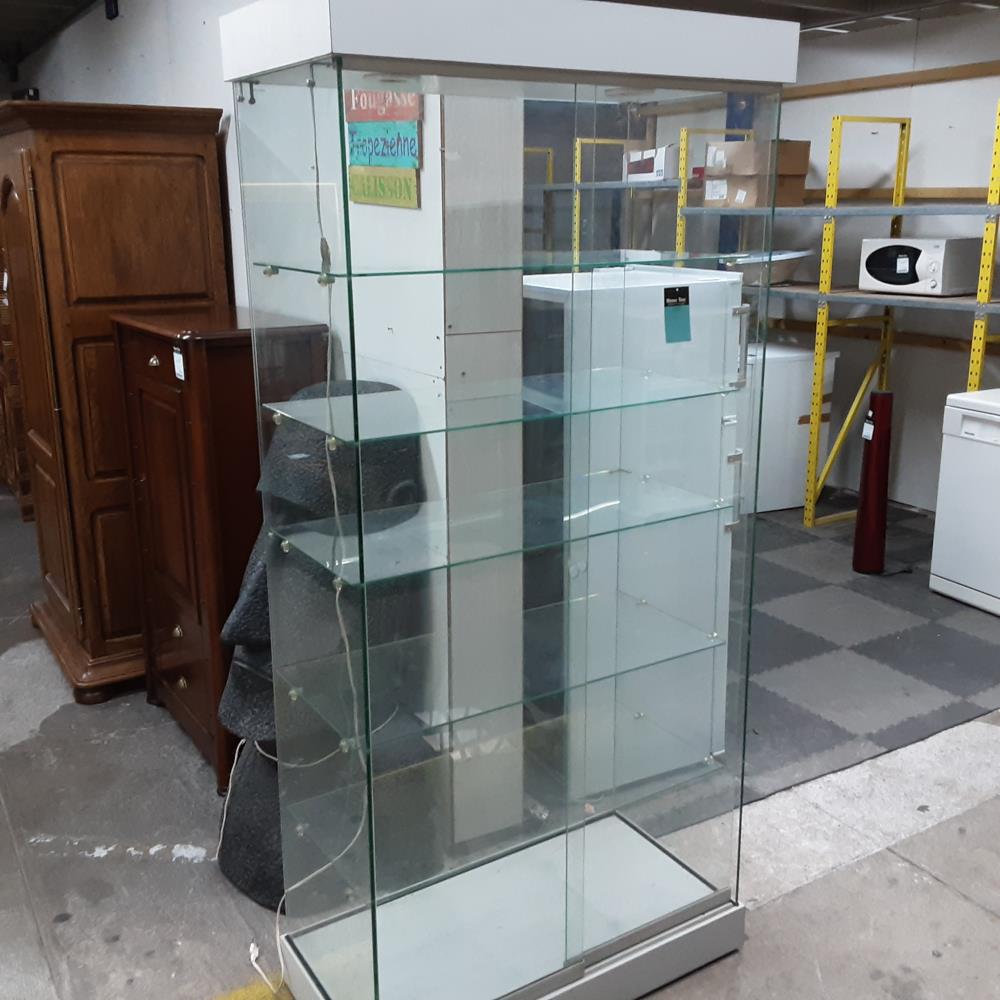 VITRINE 2 PORTES COULISSANTE 