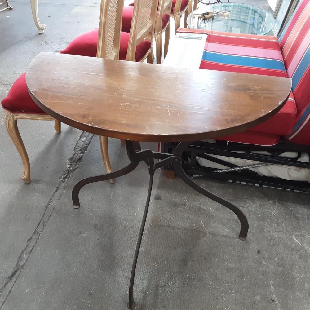 TABLE DEMI LUNE 