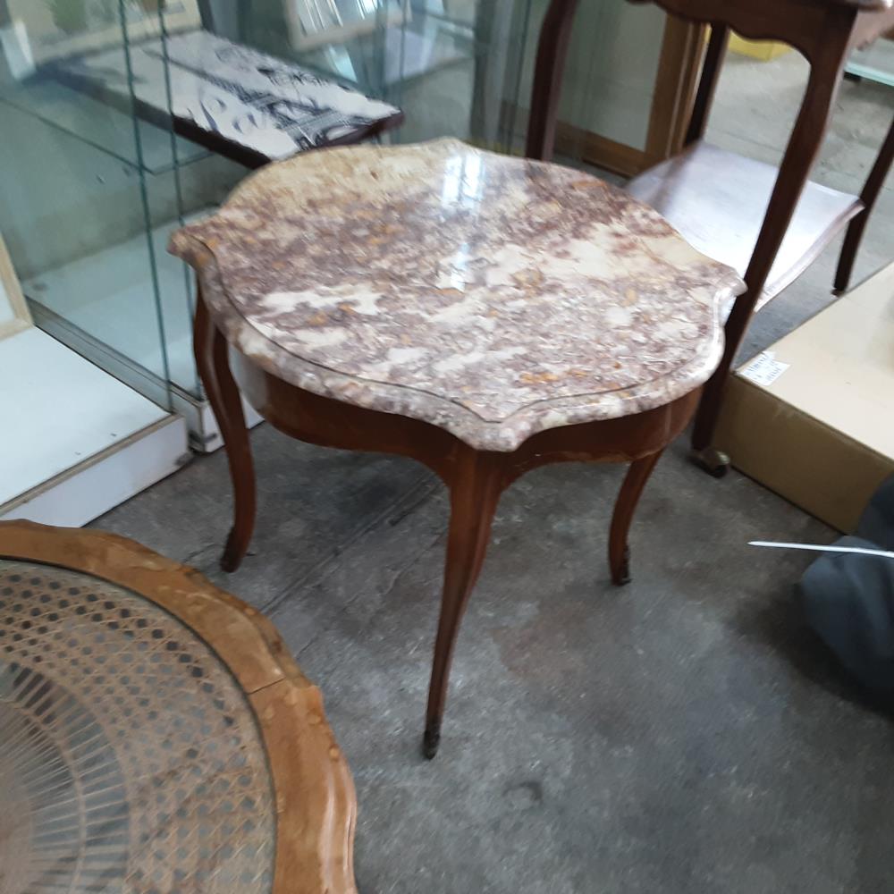 TABLE BASSE RONDE MARBRE 