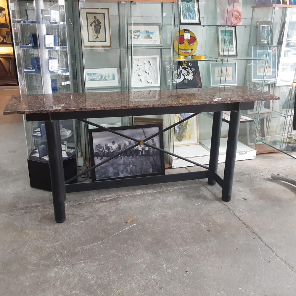 CONSOLE DESSUS MARBRE 